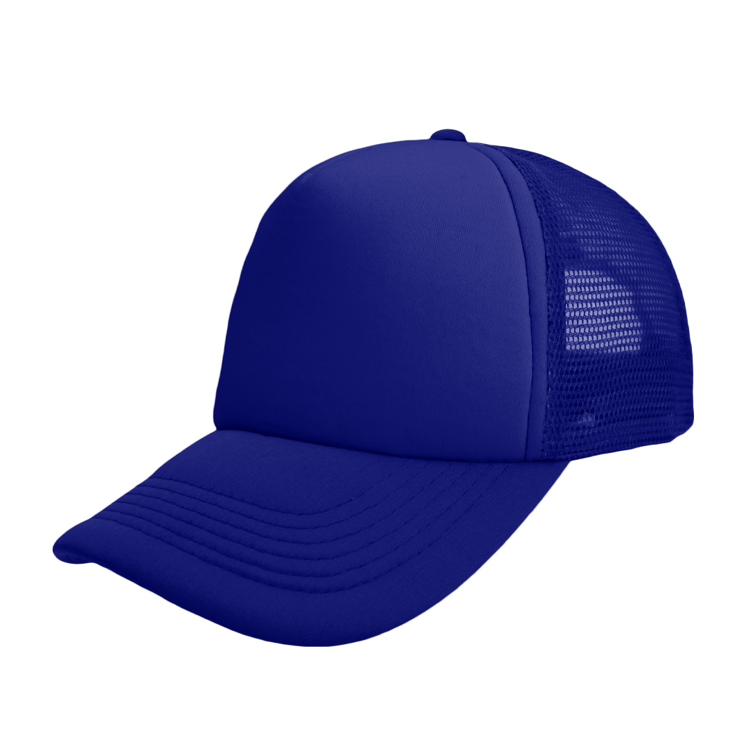 Foam Polysnap Curved Peak - royal blue (S19500)