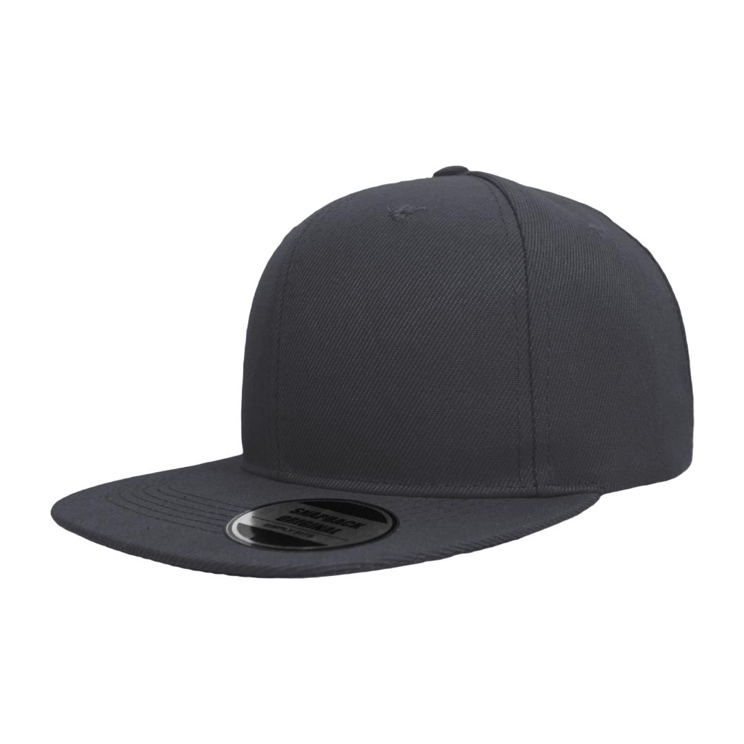 Snap Back Original Cap - charcoal melange (S12607)