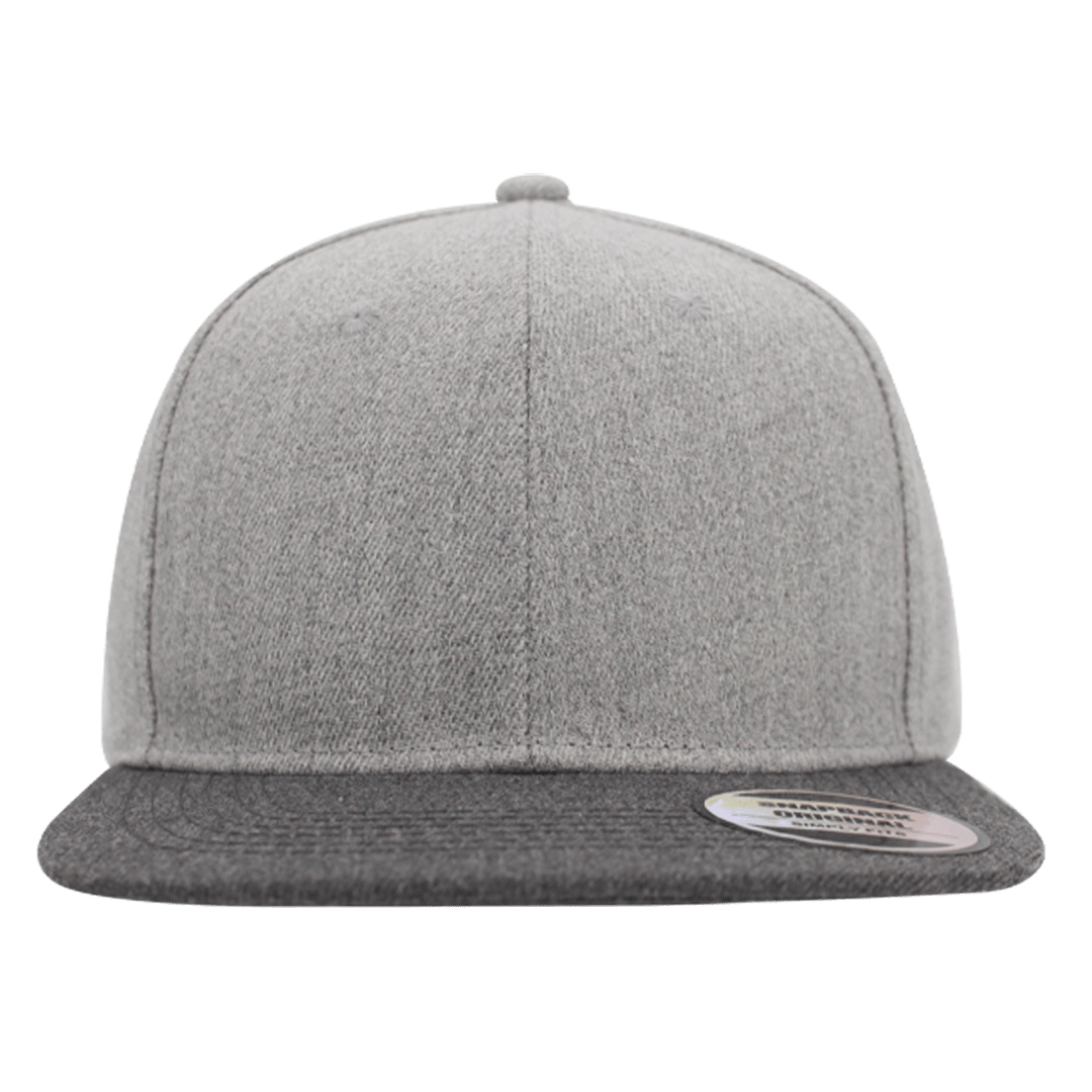 Snapback Two-Tone Cap - grey melange/charcoal (S12608)