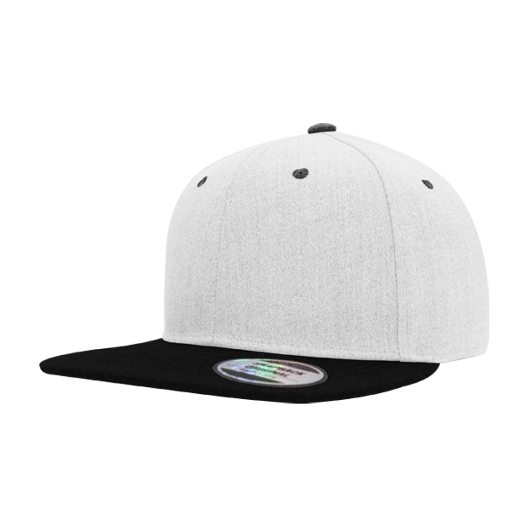 Snapback Two-Tone Cap - white/black (S12608)