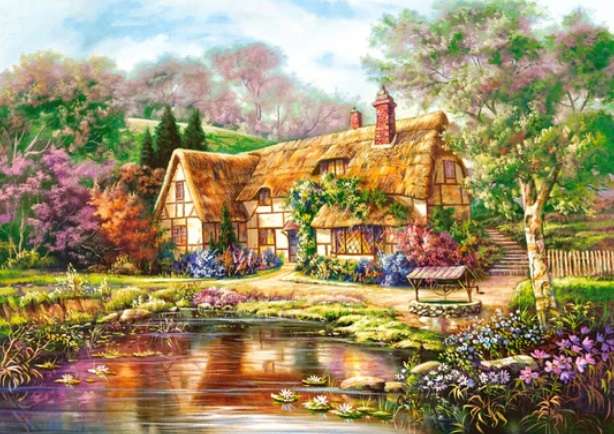 Twilight At Woodgreen Pond (3000 Piece Puzzle)