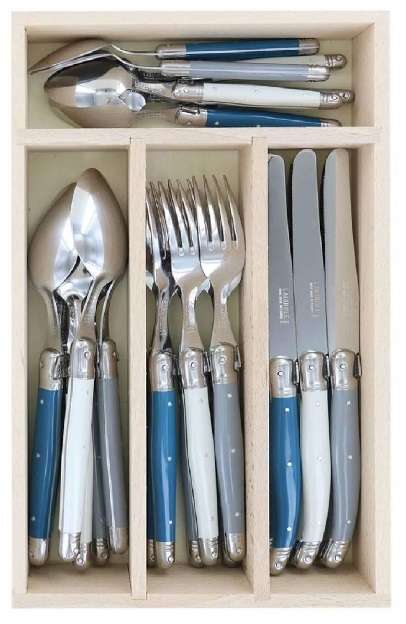 Andre Verdier 24 Piece Cutlery Set - Azure (70024LAZ)