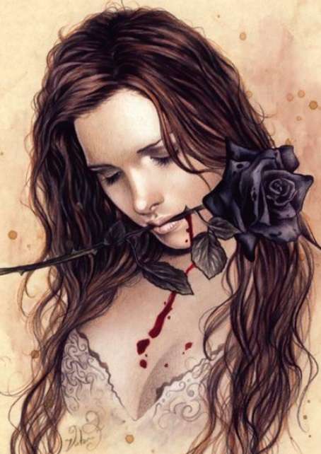 Dark Rose (1000 Piece Puzzle)