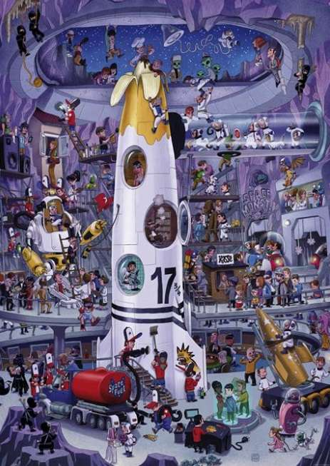 Rocket Launch (1000 Piece Puzzle)