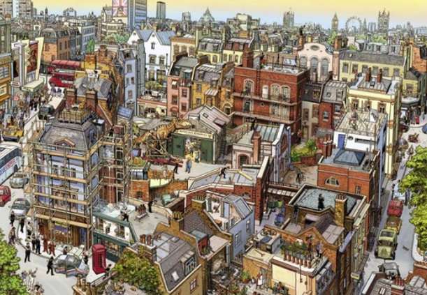 Sherlock and Co. (2000 Piece Puzzle)