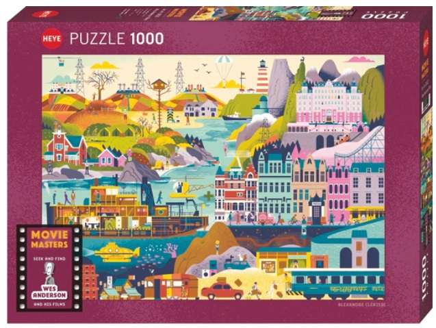 Wes Anderson Films (1000 Piece Puzzle)