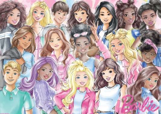 Barbie Collage (100 Piece Puzzle) (RGS431)