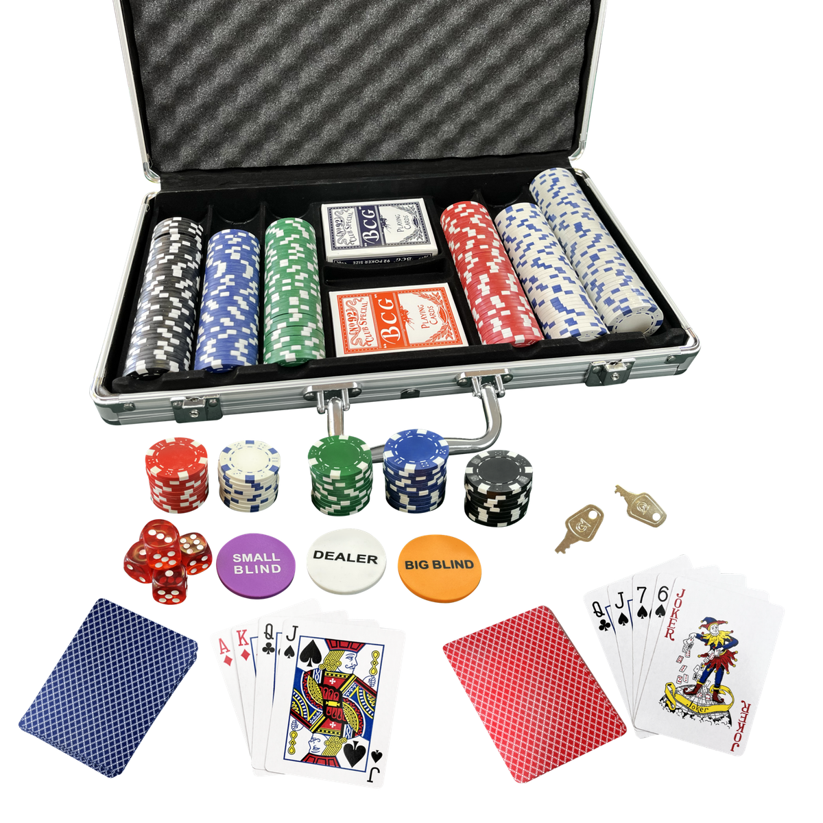 Poker Set in Case, 300 Piece (RGS5252)