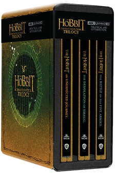 Hobbit Trilogy, The - Theatrical and Extended Collection (4K Ultra HD+Blu-Ray Steelbook) - Limite...