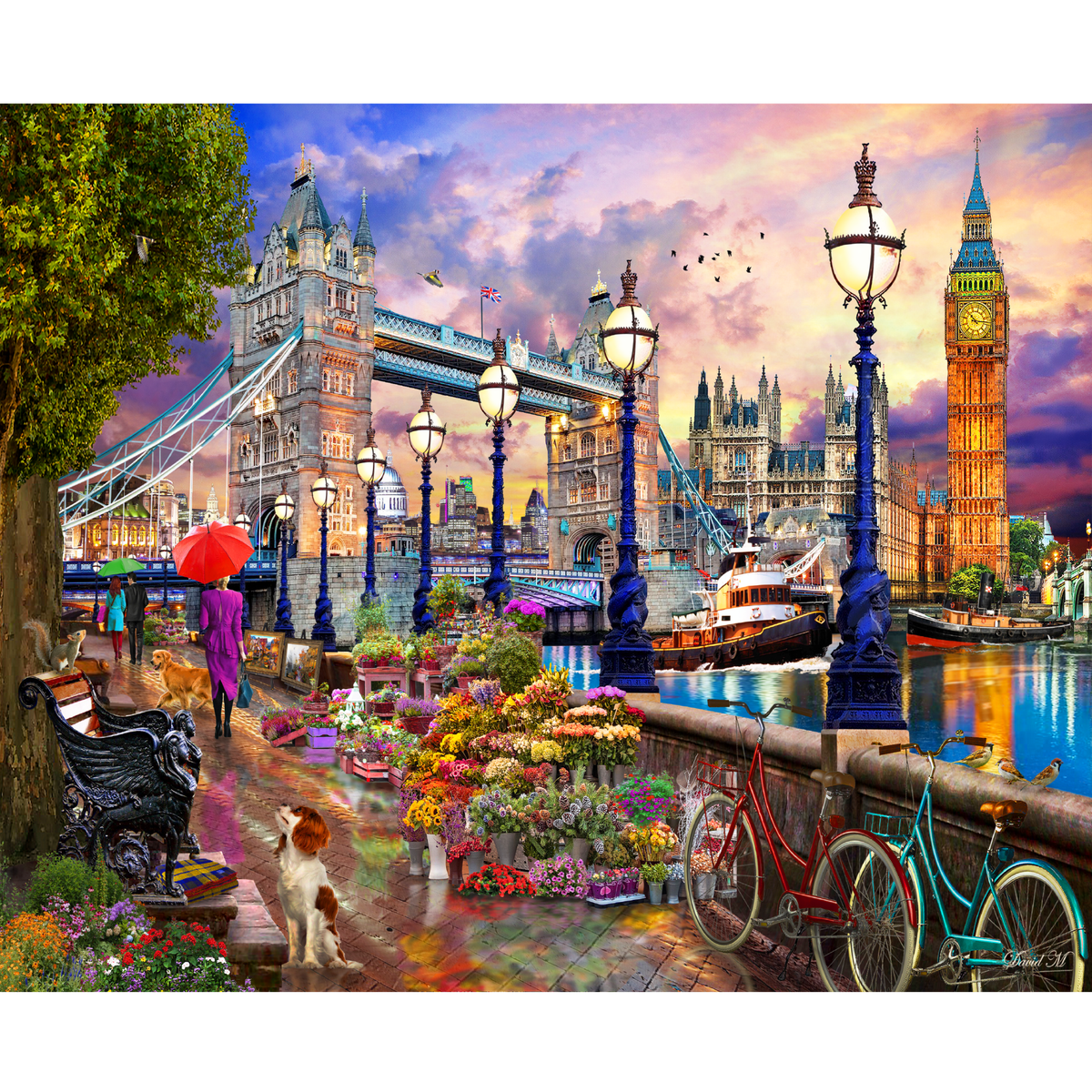 London Promenade (1000 Piece Puzzle)