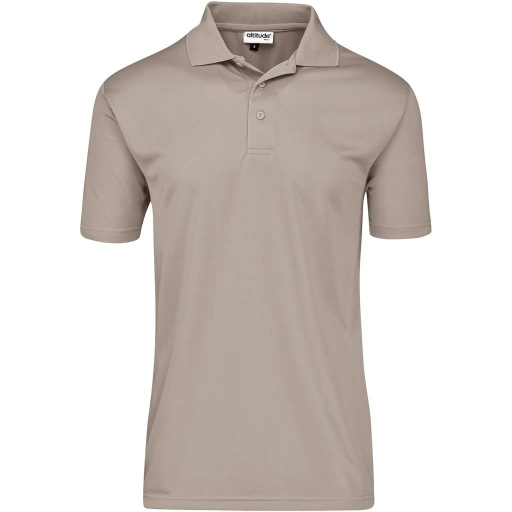 Altitude Pro Golf Shirt - Mens - stone (ALT-PGM)