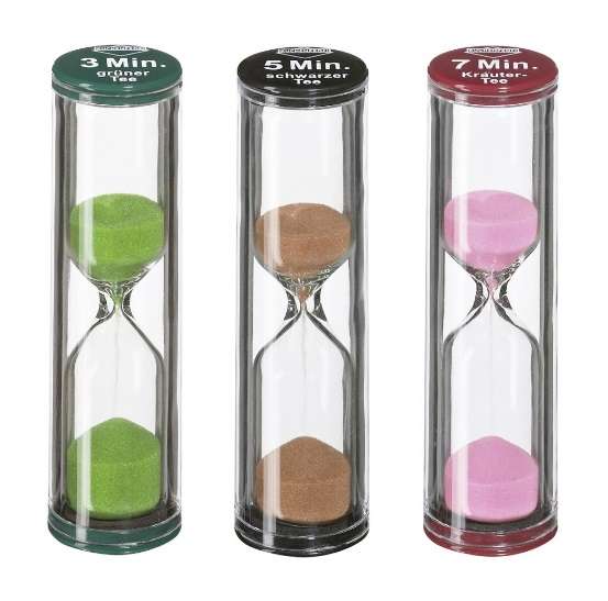 Kuchenprofi Tea Time Sand Timer, Set of 3