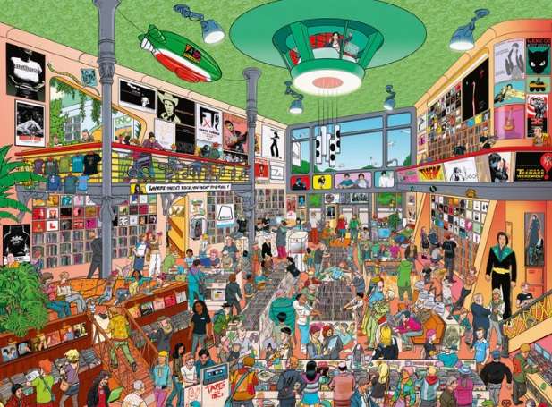 Record Store (1500 Piece Puzzle)