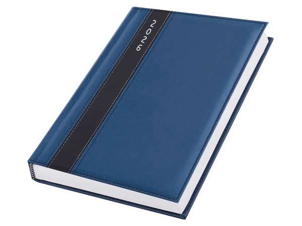 2026 Satin Diary A4 - blue (ST301EA4-2026)