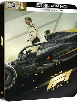 F1 The Movie (Brad Pitt) (4K Ultra HD+Blu-Ray Steelbook) -  Limited Edition