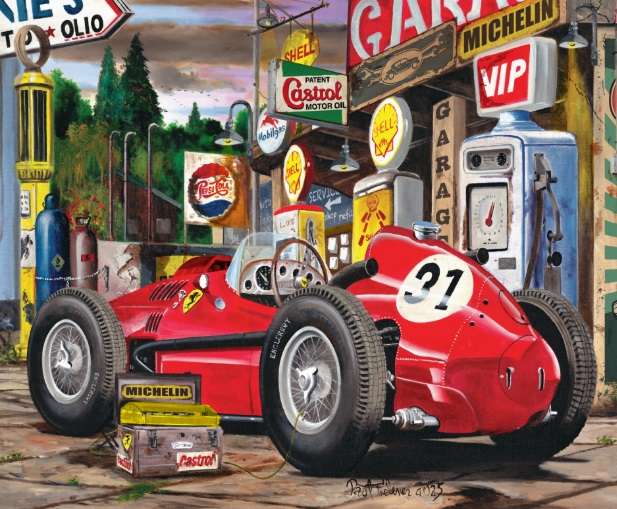 Retro Racer (1500 Piece Puzzle)