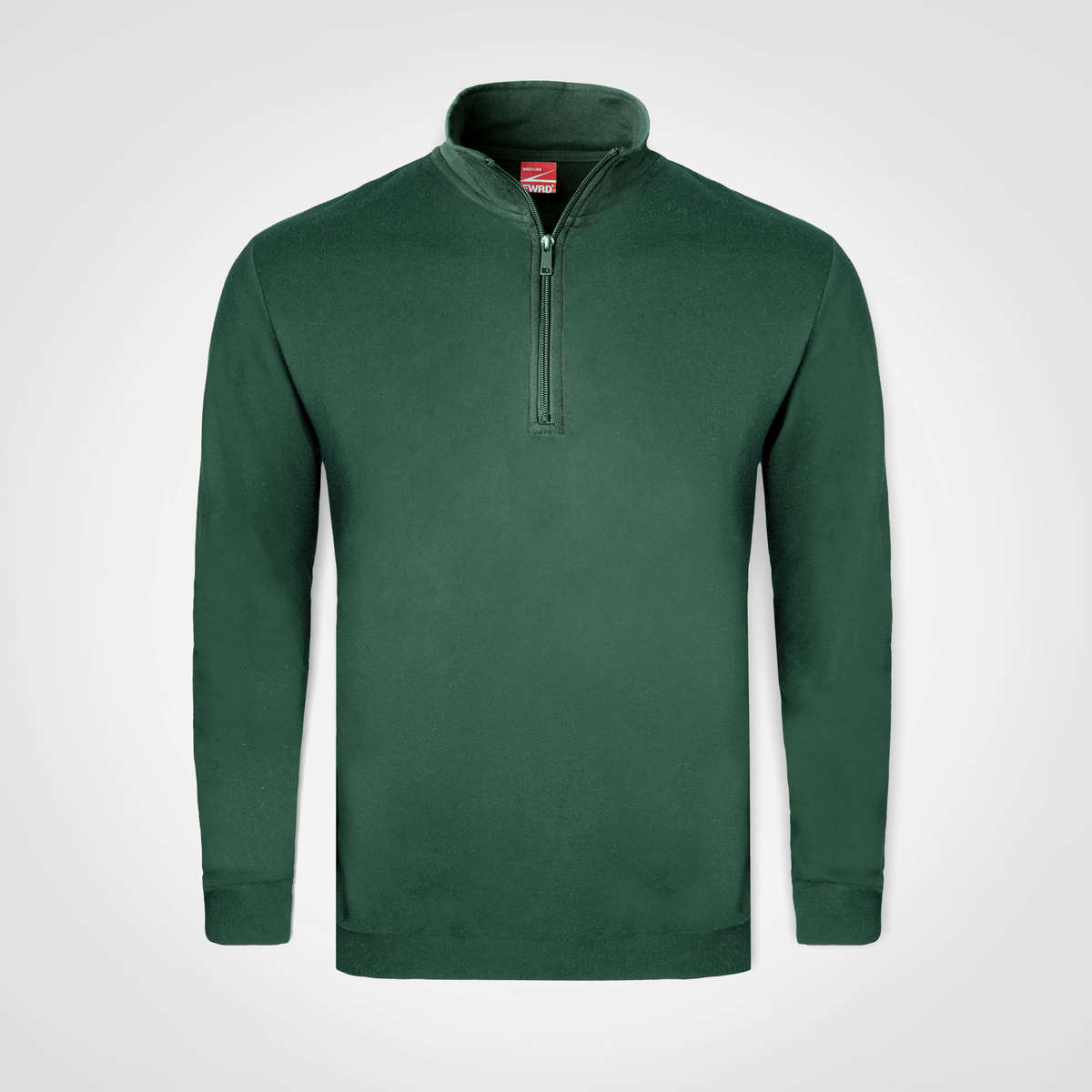 Quarter Zip Sweater - bottle green