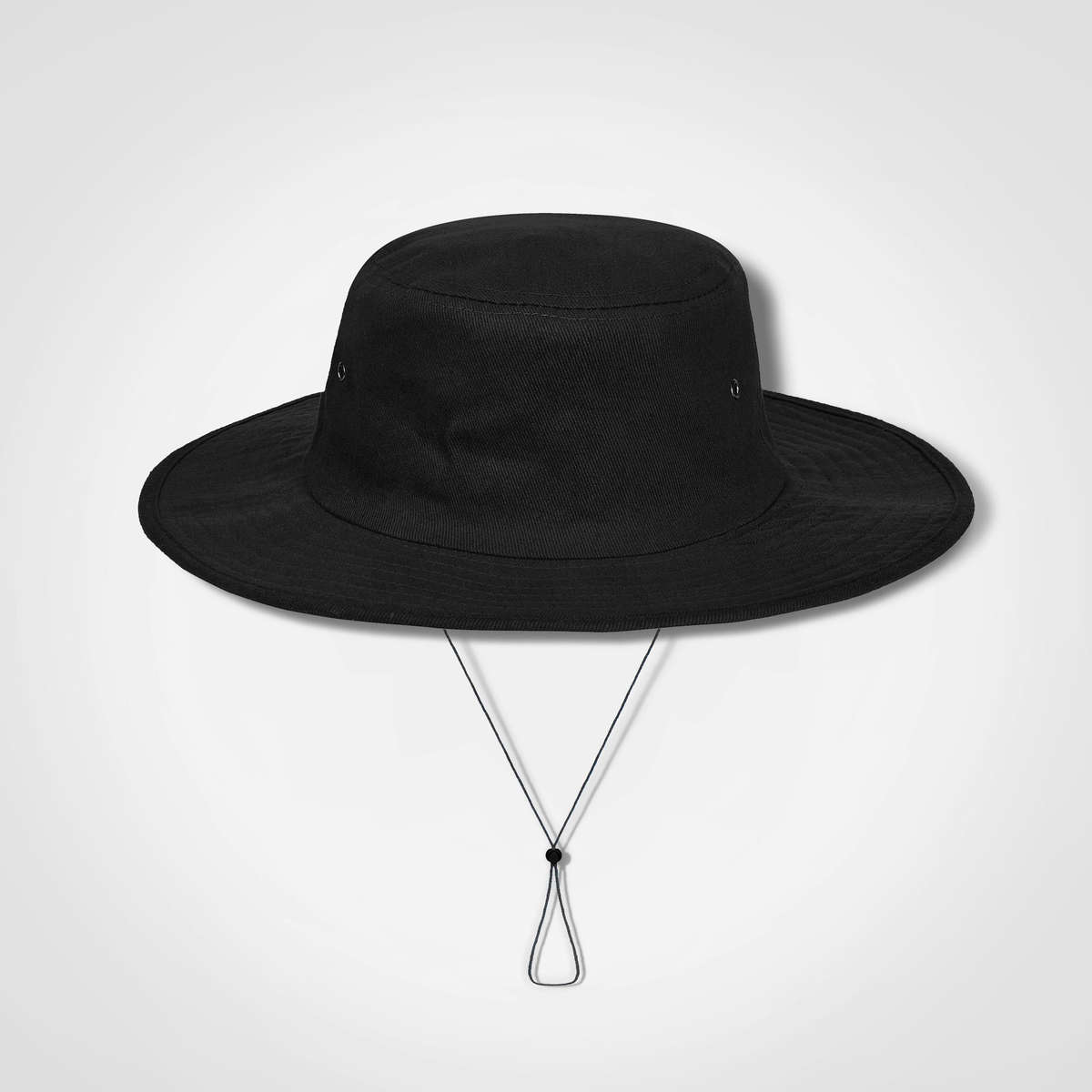 Kids Cricket Hat - black
