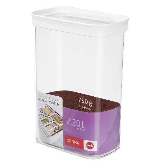 Emsa Optima Rectangular Container, 2.2Lt (513559)