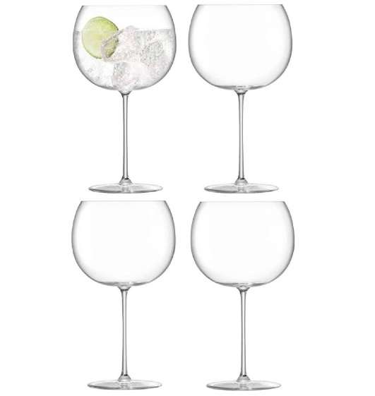LSA International Borough Gin Balloon Glasses, Set of 4 (G1620)
