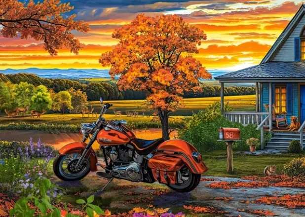 Autumn Ride (500 Piece Puzzle)