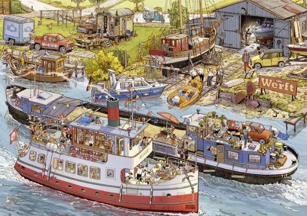 Boatyard (1000 Piece Puzzle)