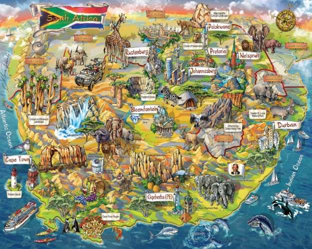 South Africa Landmarks (1000 Piece Puzzle) (RGS7402)