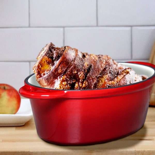 Chef Oval Casserole Red