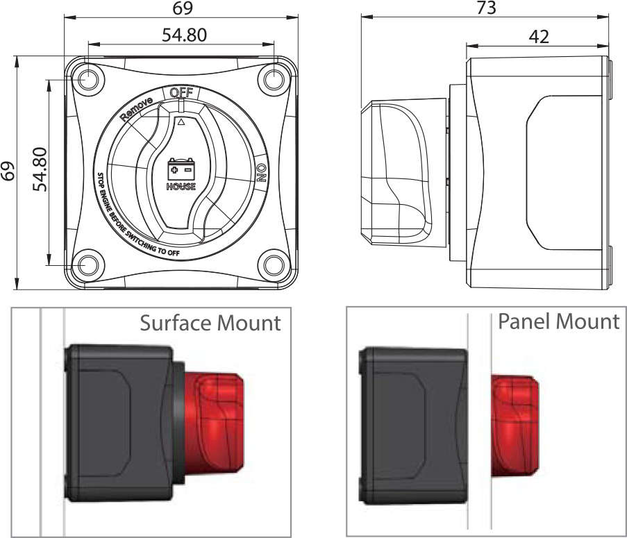 Guardian Battery Switch ON-OFF