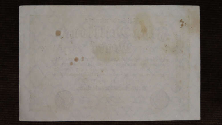 Germany - 10 Million Mark, 1923, p-106c Lattice Watermark