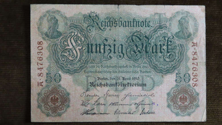 Germany - 50 Mark, 1910, p-41 , Imperial Issue
