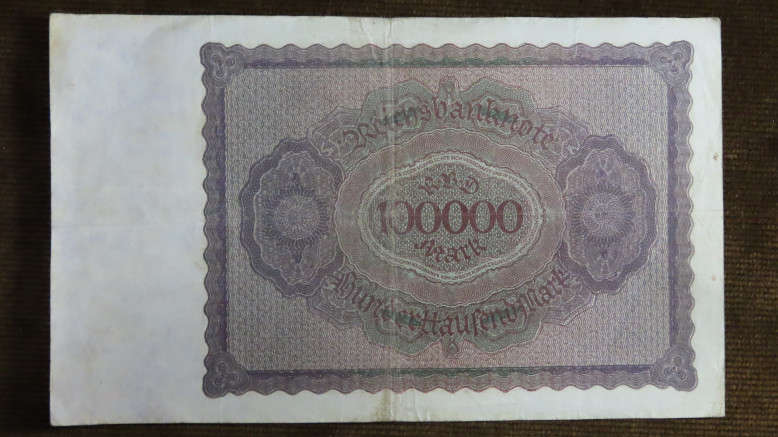 Germany - 100 000 Mark, 1923, p-83a