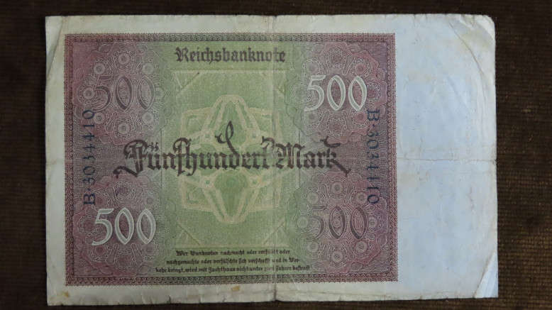 Germany - 500 Mark, 1922, p-73