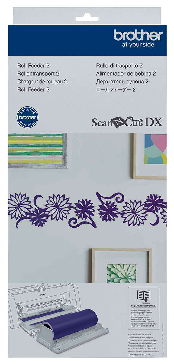 ScanNCut Roll Feeder includes Trimming Cutter & Leader Sheet for cutting Heat Transfer Vinyl - SDX 1