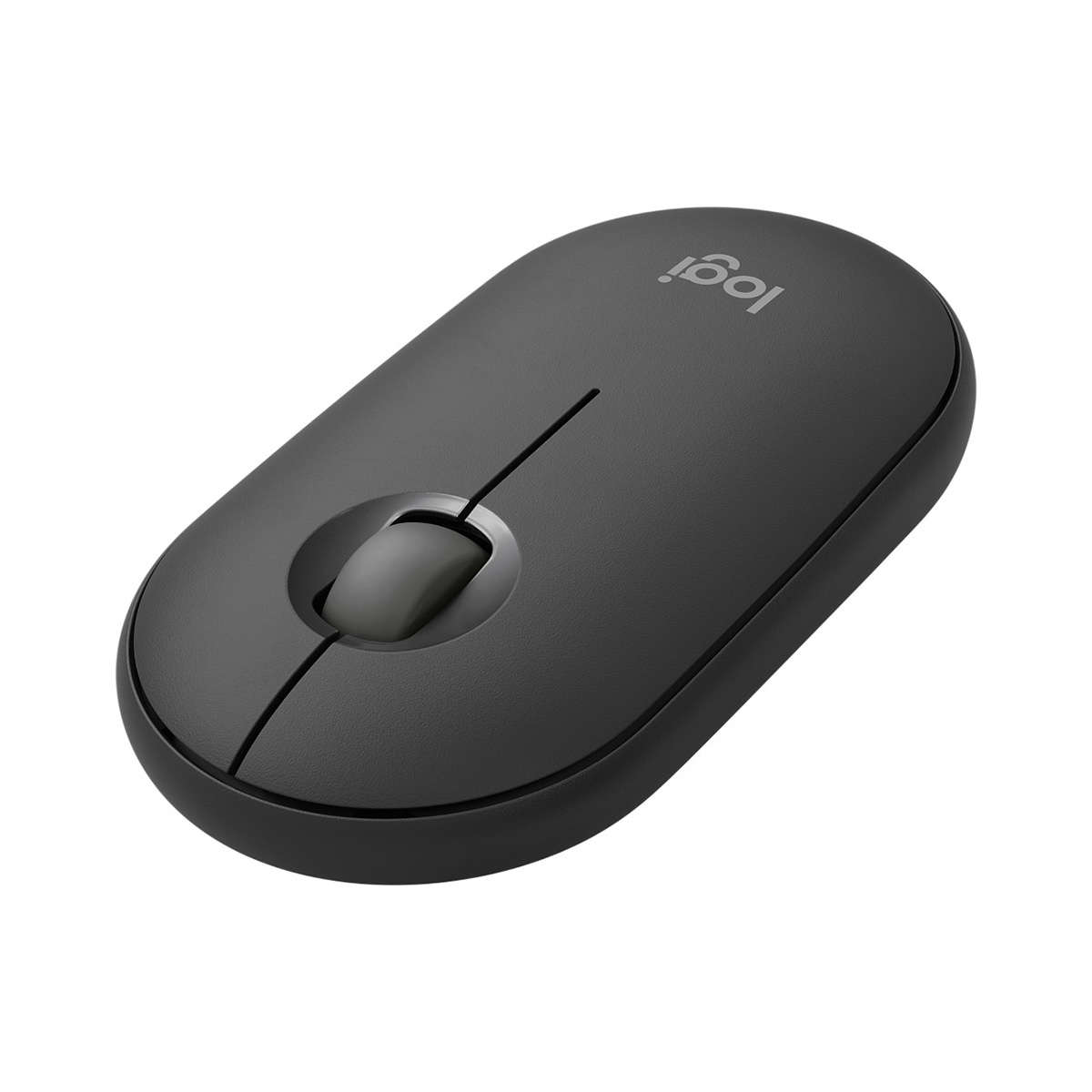 Logitech Pebble Mouse Ambidextrous Wireless Tonal Graphite Optical Mouse
