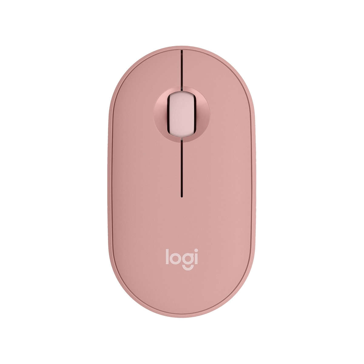 Logitech Pebble Mouse 2 M350S Ambidextrous Wireless Tonal Rose Optical Mouse