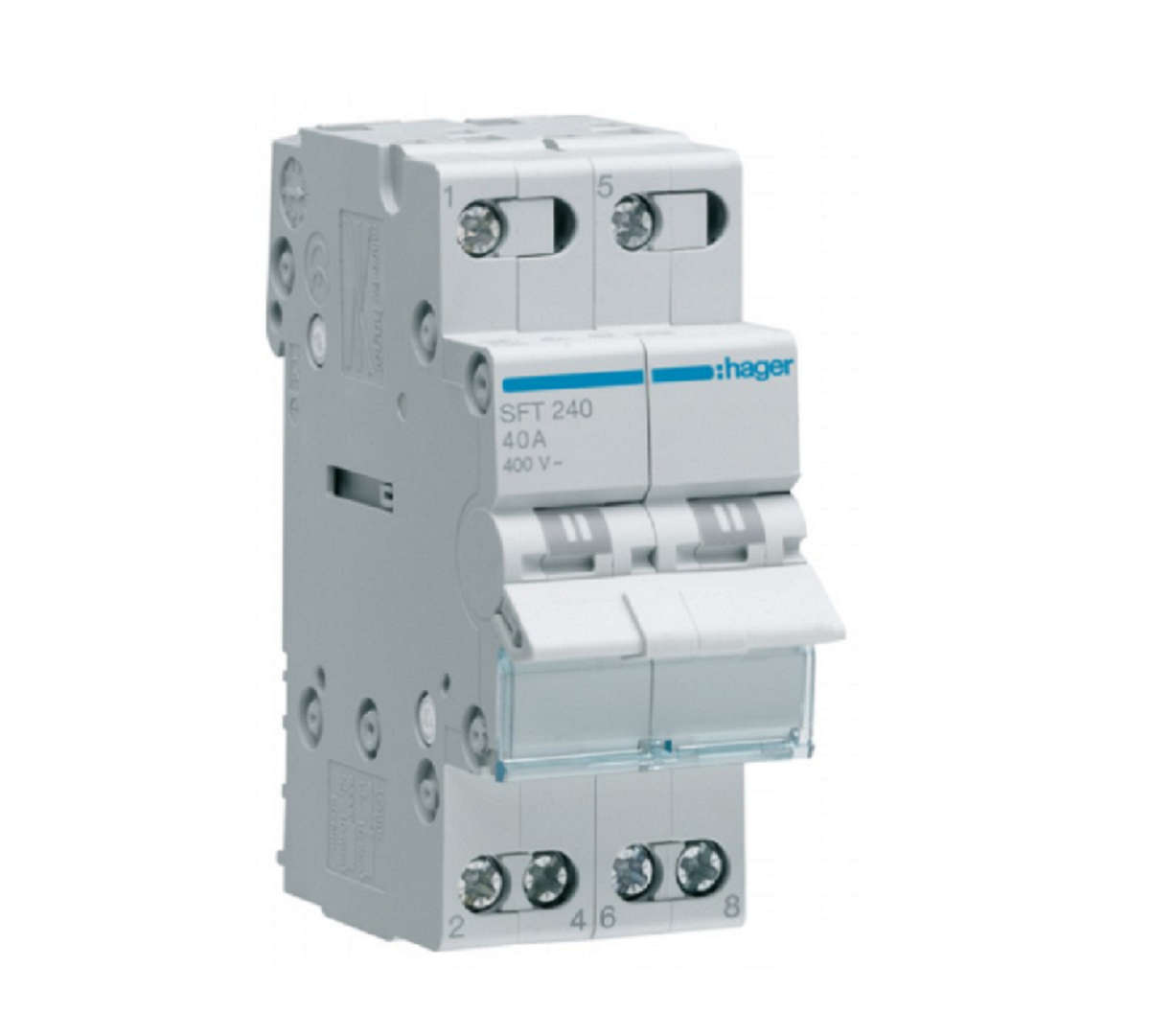 HAGER Changeover Switch Single Phase 230V 2P 40A - Hager 2kg