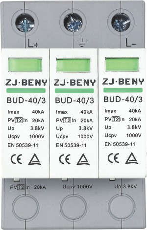 Beny PV 40kA 1000V 3P Surge Protection - Beny 0.30kg
