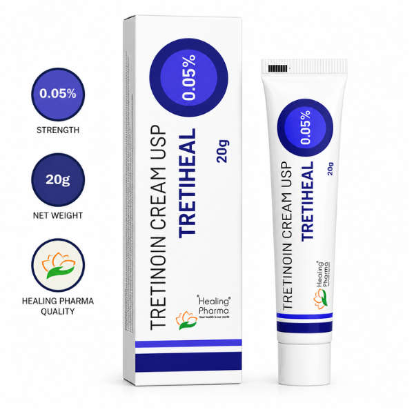 Tretiheal Tretinoin Cream USP 0.05% | 20g