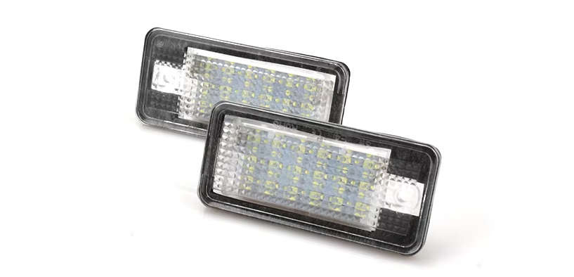 Audi A3 8p A4 B6 B7 2PCS Auto Canbus Car LED Number License Plate Light