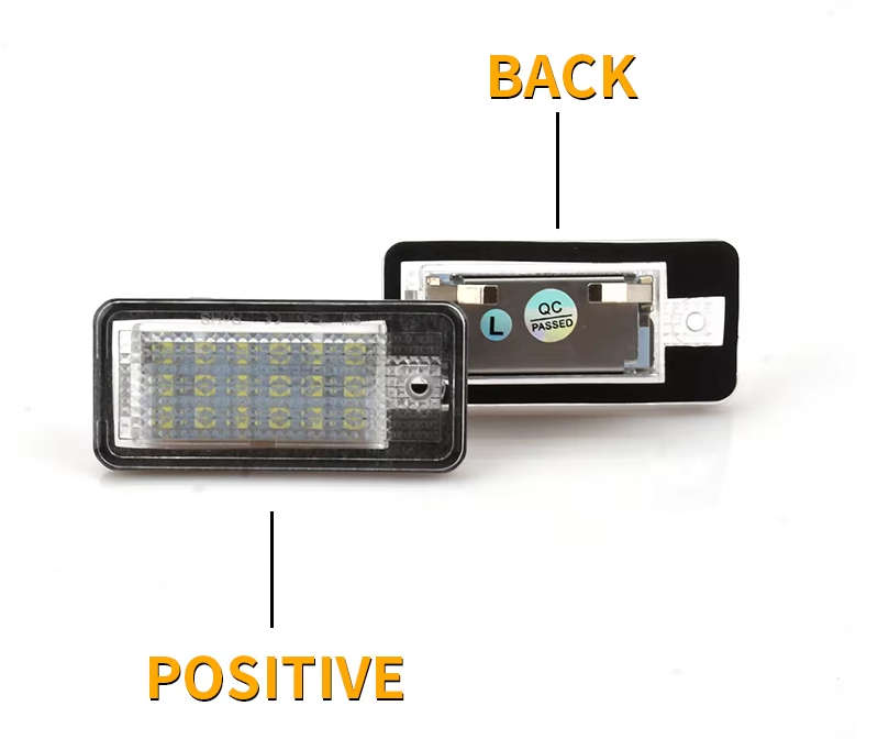Audi A3 8p A4 B6 B7 2PCS Auto Canbus Car LED Number License Plate Light