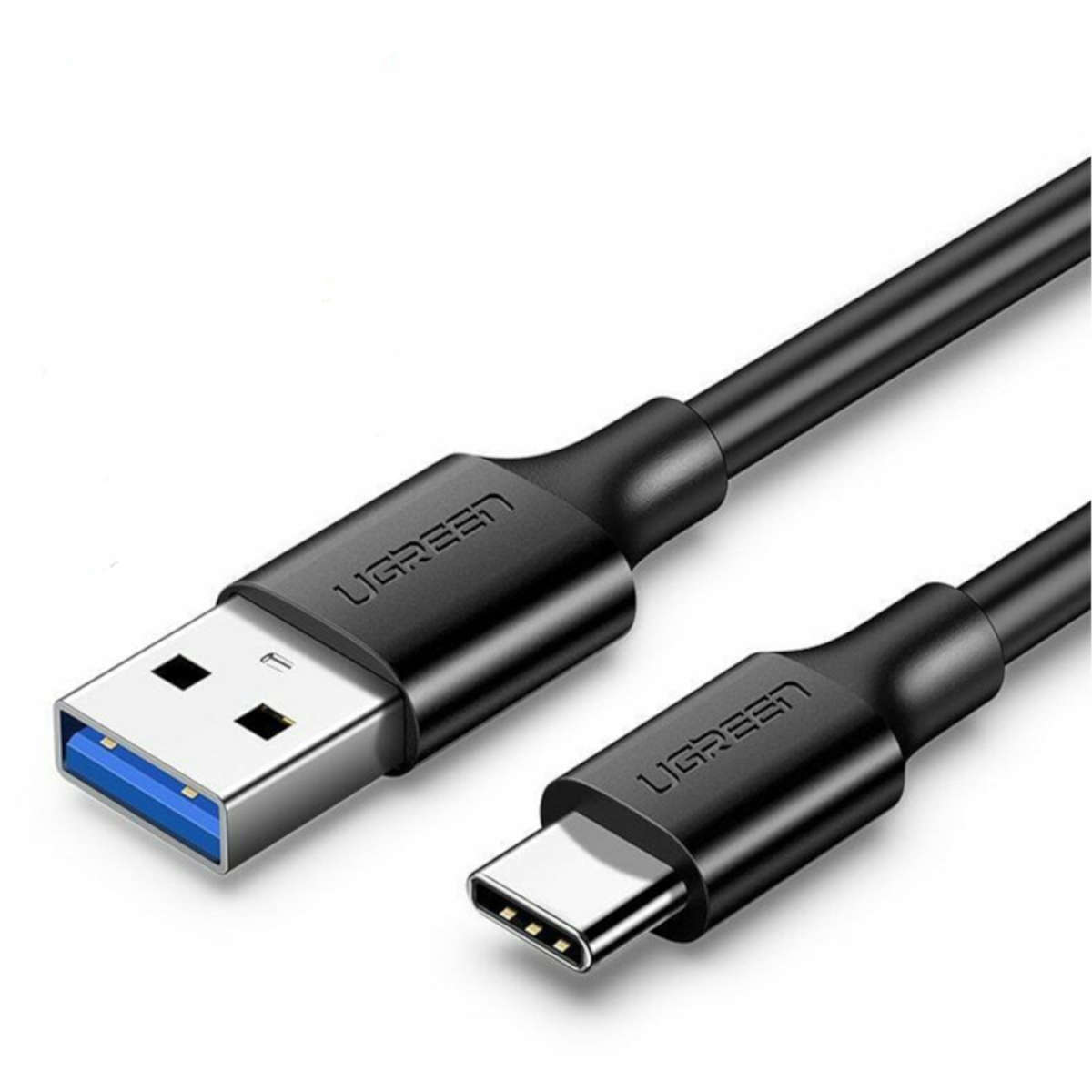 UGREEN Type-C to USB 3.0 Cable 1m  Fast Charging 3A, 5Gbps Sync  Black