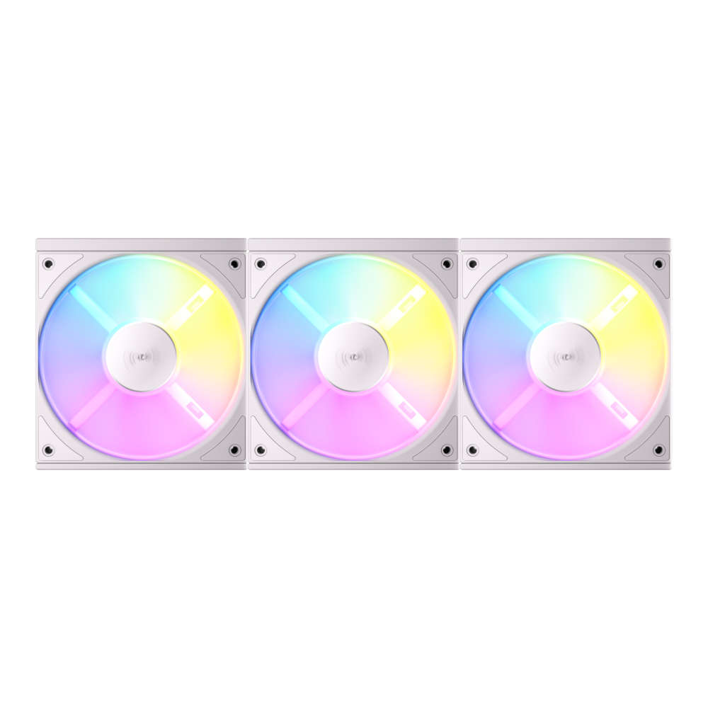 Antec Connect 120 ARGB PWM Fan 3 Pack - White