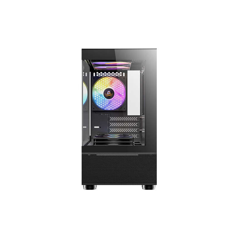 Antec CX200M Elite Micro-ATX | ITX RGB Mini-Tower Gaming Chassis - Black