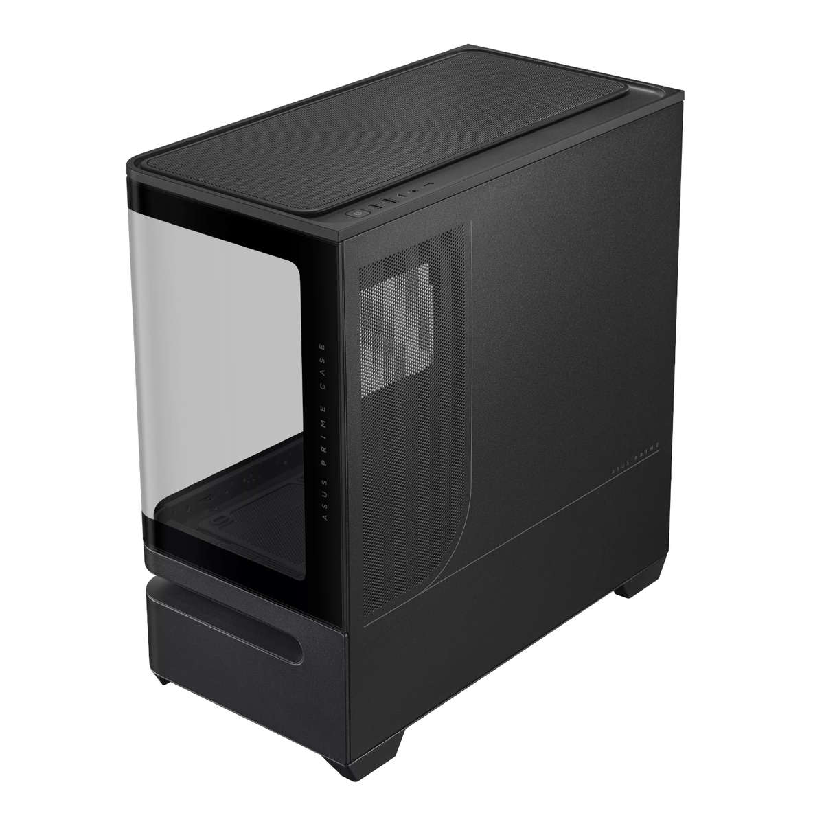 Asus Prime AP202 ARGB Curved Tempered Glass Micro-ATX Chassis – Black