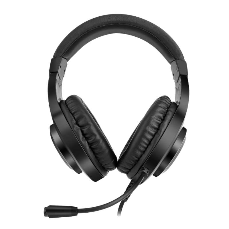 REDRAGON Over-Ear HYLAS Aux (Mic and Headset)|USB (Power Only)RGB Gaming Headset - Black