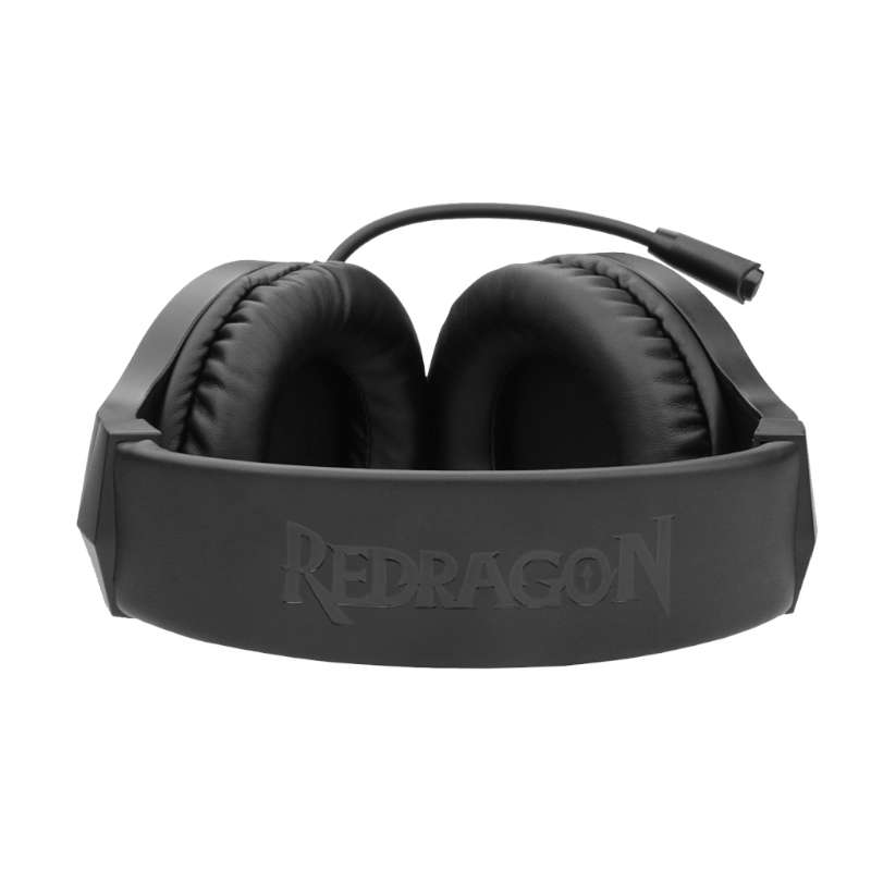 REDRAGON Over-Ear HYLAS Aux (Mic and Headset)|USB (Power Only)RGB Gaming Headset - Black