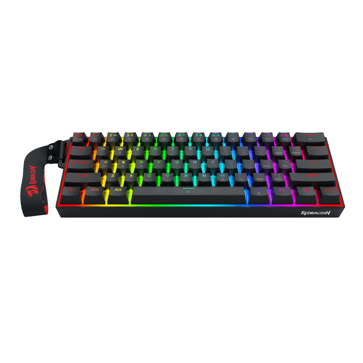 Redragon FIZZ Magnetic Plus 60% RGB Gaming Keyboard - Black
