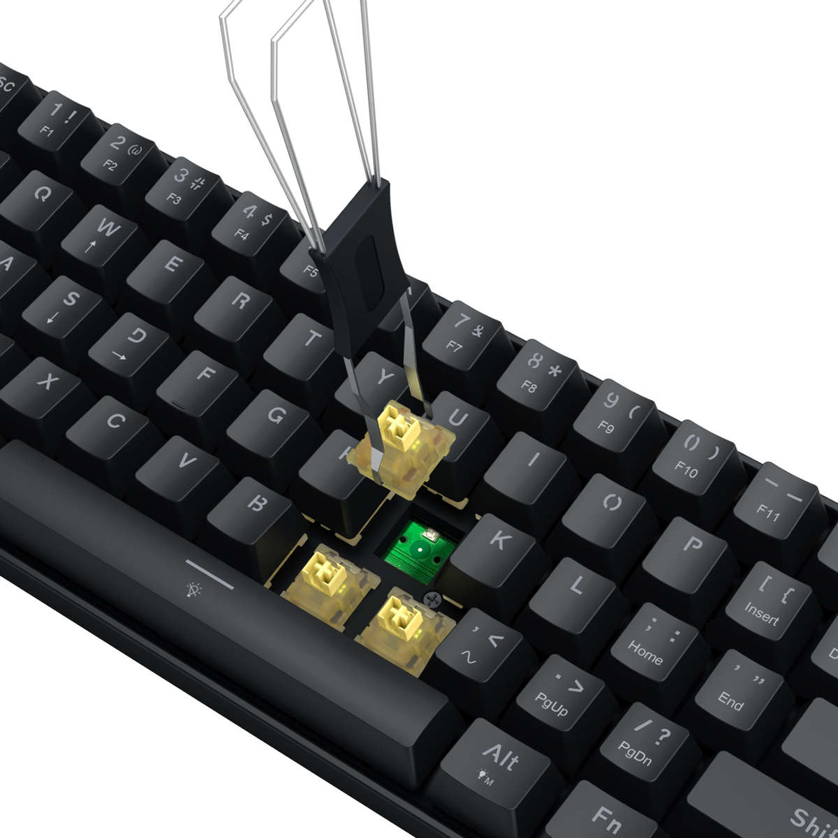 Redragon FIZZ Magnetic Plus 60% RGB Gaming Keyboard - Black