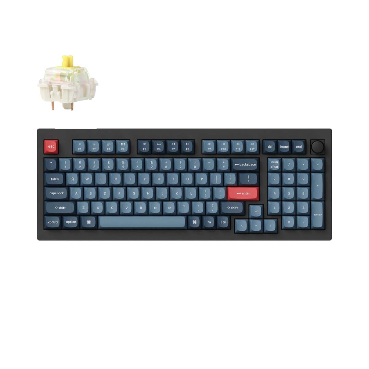 Keychron V5 Max Wireless Custom  Keyboard - BANANA Switch